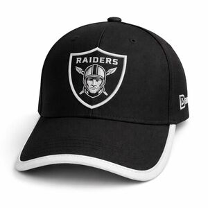 New Era Black Raiders Hat nfl fitted cap med-large raiders fan
